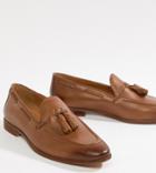 Kg By Kurt Geiger Wide Fit Rochford Tassel Loafers - Tan