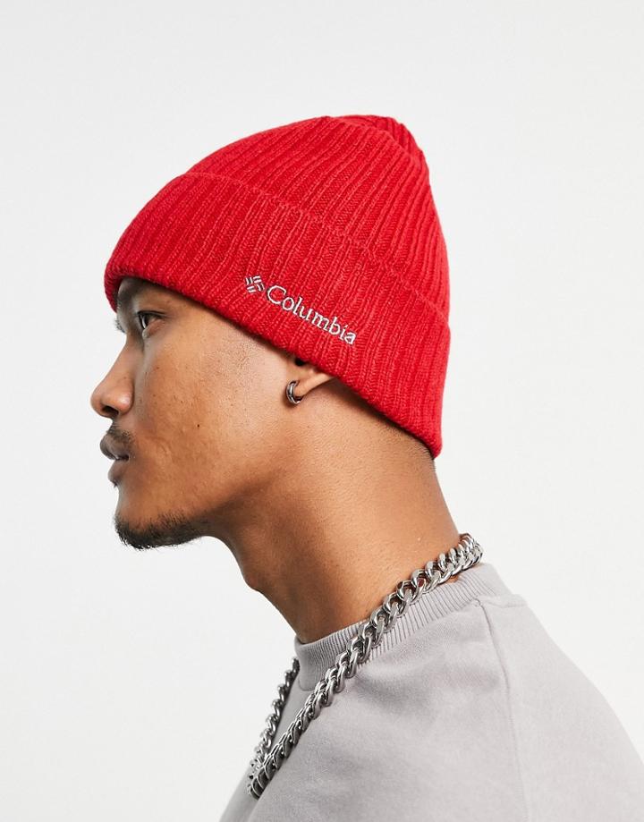 Columbia Watch Cap Beanie In Red