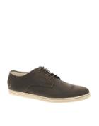 Fred Perry Laurel Wreath Nash Waxed Canvas Shoes - Green