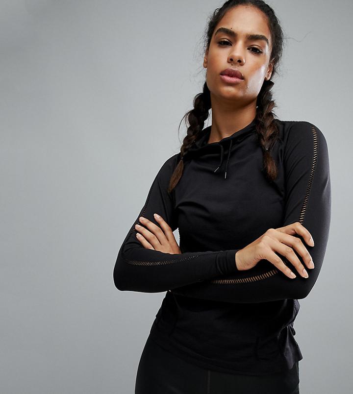Only Play Seamless Hoody - Black