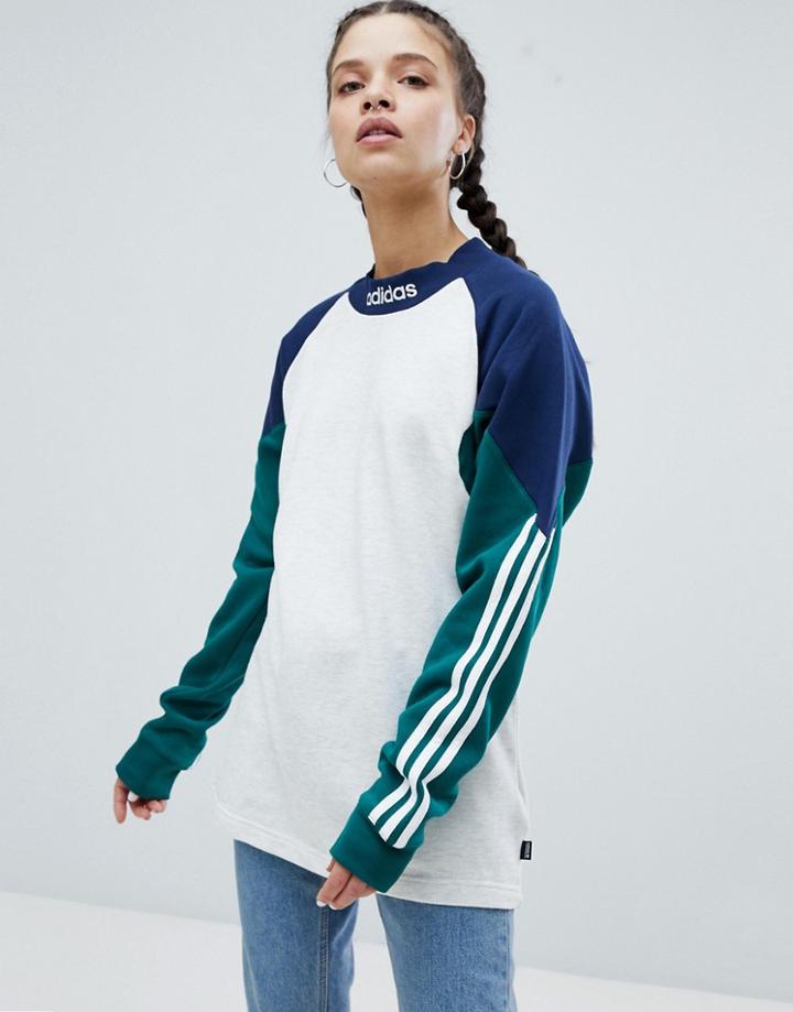 Adidas Skateboading Oversized Sweatshirt - Multi