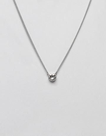 Dyrberg/kern Crystal Necklace - Silver