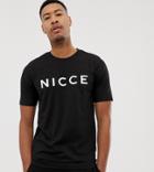Nicce T-shirt In Black With Logo - Black
