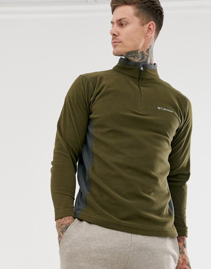 Columbia Klamath Range Ii Half Zip Fleece In Green