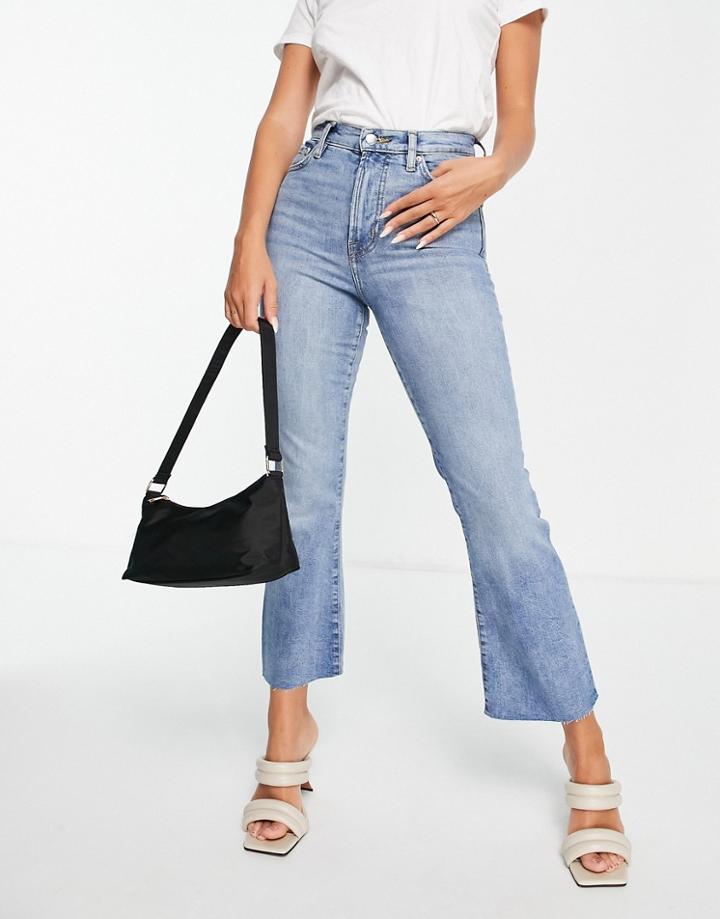 Mango Kickflare Jean In Blue-blues