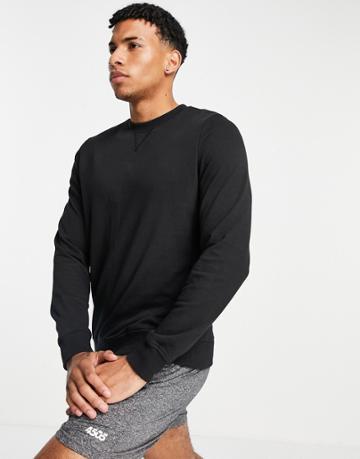 Threadbare Active Sweatshirt In Black