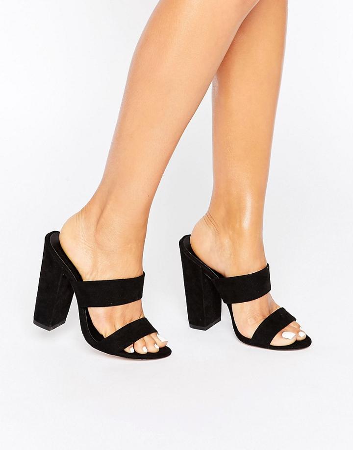 Asos Hyde Park Mules - Black