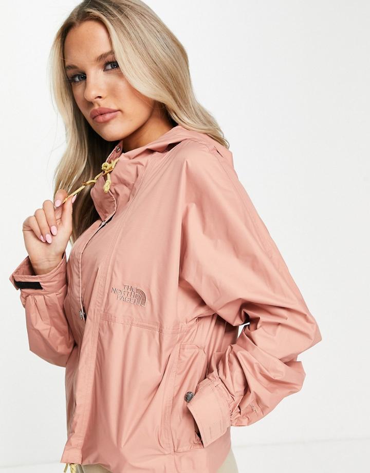 The North Face 78 Rain Top Crop Jacket In Pink