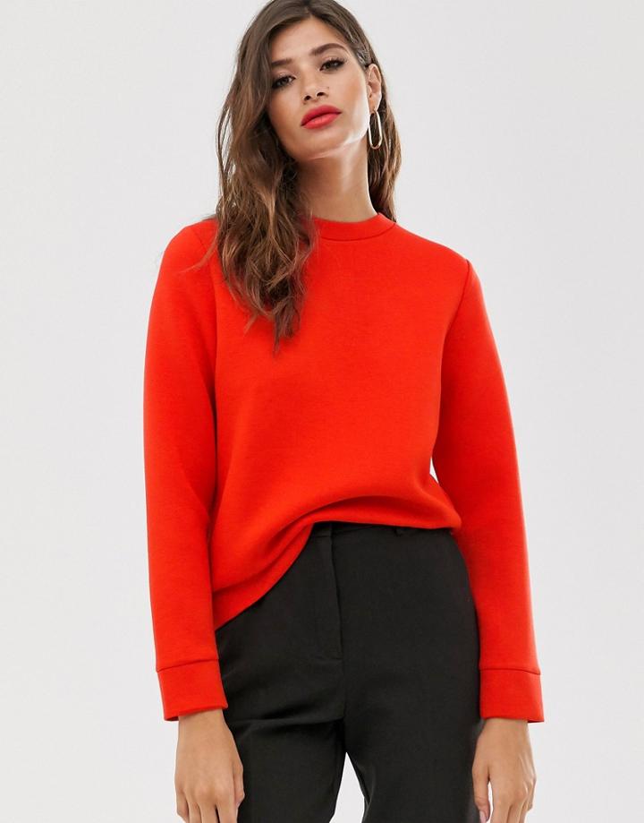 Mango Sweatshirt In Orange
