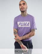 Puma Vintage Speed T-shirt In Purple Exclusive To Asos - Purple