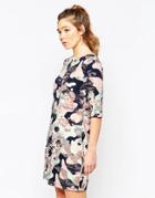 Sugarhill Boutique Amelia Dress In Camo Print - Multi