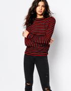 Diesel Striped Sweater With Lurex - Multi