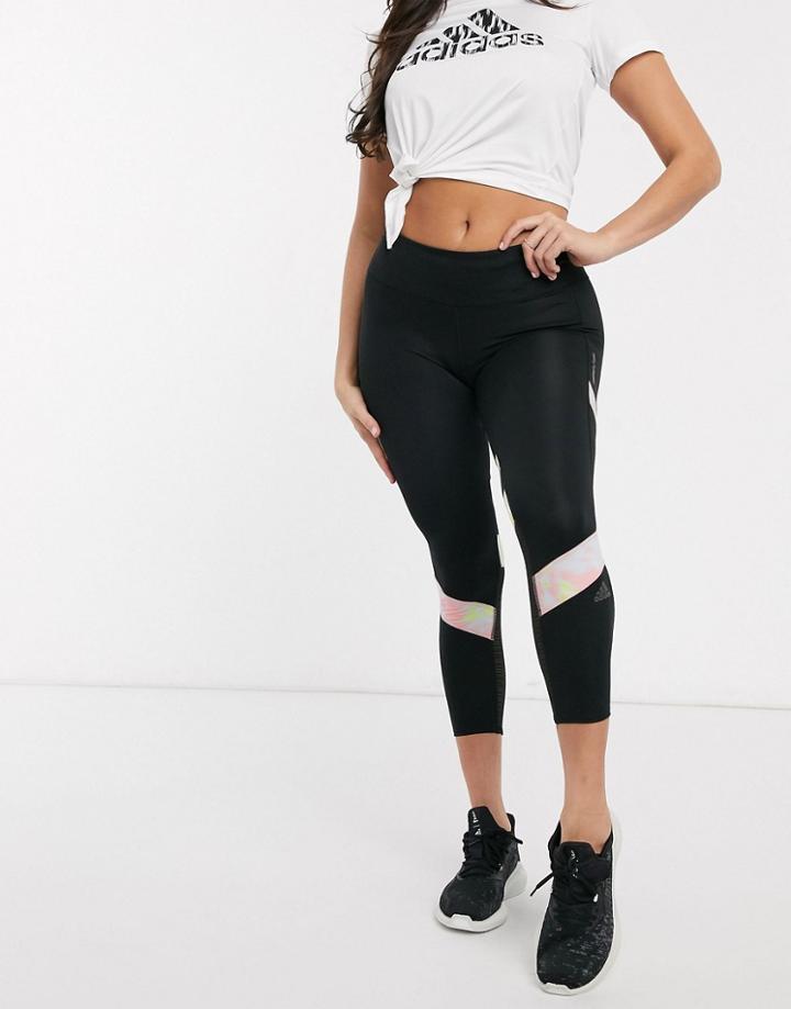 Adidas Running How We Do It Leggings In Black