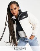 The North Face Cropped Saikuru Jacket In White Exclusive At Asos