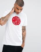 Pretty Green Short Sleeve Jersey Logo T-shirt In White - White