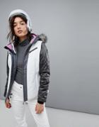 Killtec Function Ski Jacket With Detachable Hood - White