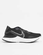 Nike Running Renew Trainers In Black/white
