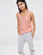 Vila Relaxed Tank - Desert Rose