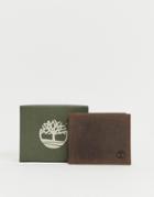 Timberland Grafton Notch Wallet With Coin Ladies' Wallet In Dark Brown - Brown