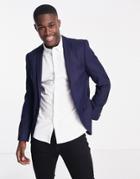 Twisted Tailor Hemmingway Skinny Suit Jacket In Navy