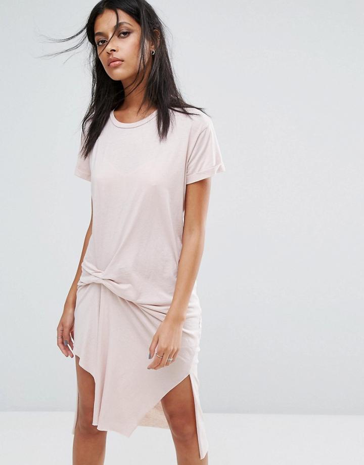 Allsaints Rivi T-shirt Dress - Pink