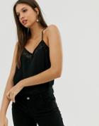 Jdy Racer Back Lace Cami-black