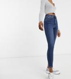 Tommy Jeans High Rise Skinny Jeans In Mid Wash Blue-blues