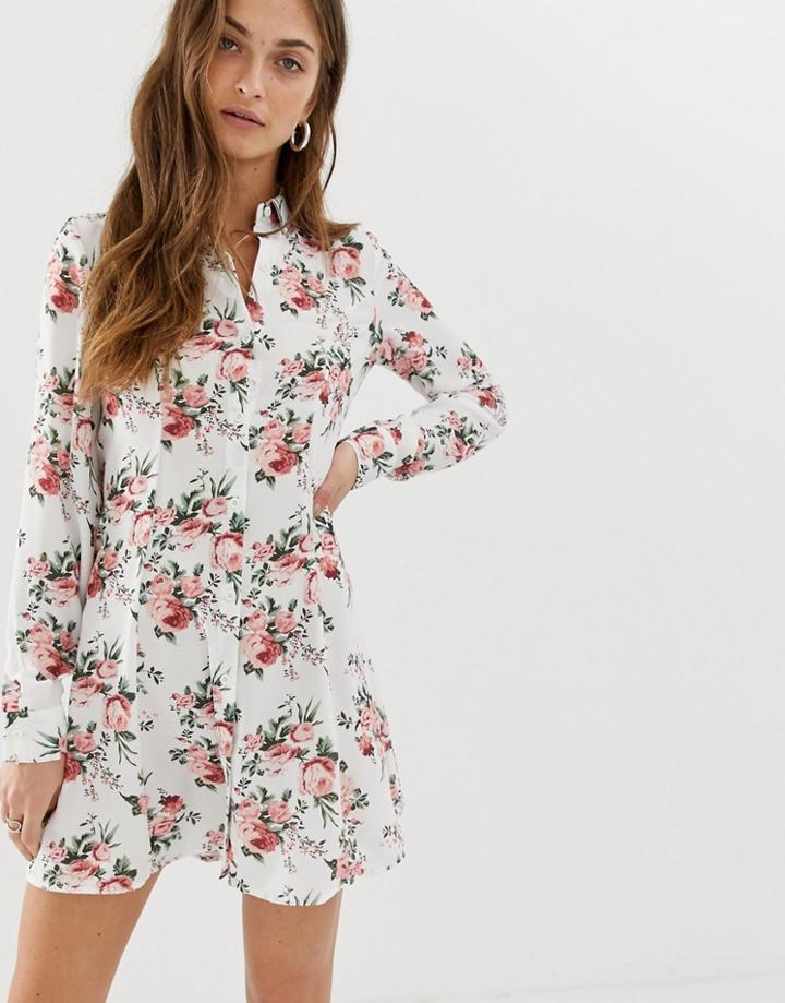 Unique21 Floral Shift Dress - Multi