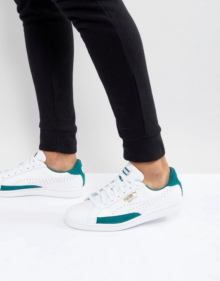 Puma Match Sneaker In White - White