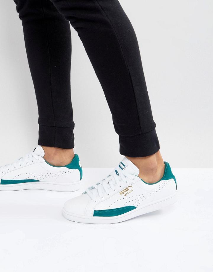 Puma Match Sneaker In White - White