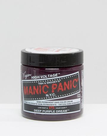 Manic Panic Nyc Classic Semi Permanent Hair Color Cream - Deep Purple Dream - Deep Purple Dream