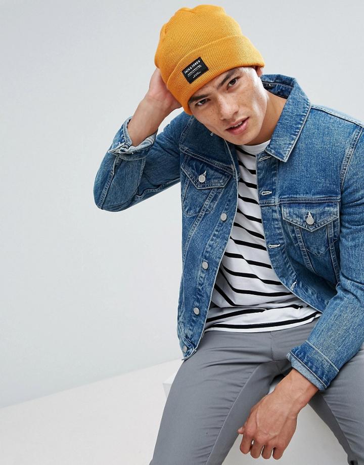 Jack & Jones Dna Beanie - Yellow