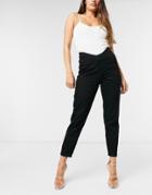 Lioness Fitted Denim Pants In Black