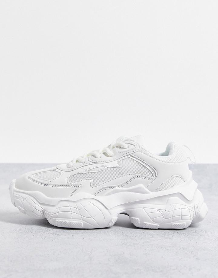 Topshop Castle Chunky Sneakers In White
