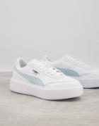 Puma Osla Maja Sneakers In White And Blue
