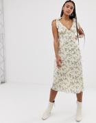 Emory Park Maxi Dress With Scoop Front In Romatic Floral-multi