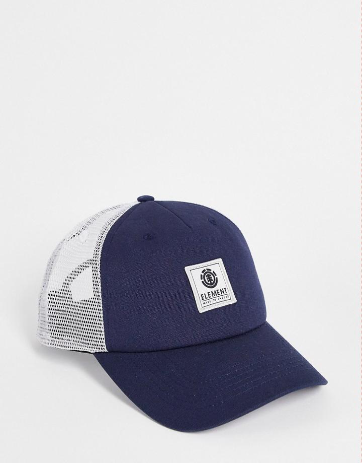 Element Icon Mesh Cap In Dark Navy