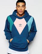 Adidas Originals Hoodie In Vintage Style Aj7863 - White