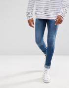 Blend Flurry Muscle Fit Jean Dark Wash-navy