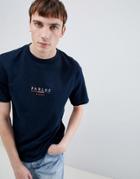 Parlez T-shirt With Embroidered Sport Bar Logo In Navy - Navy