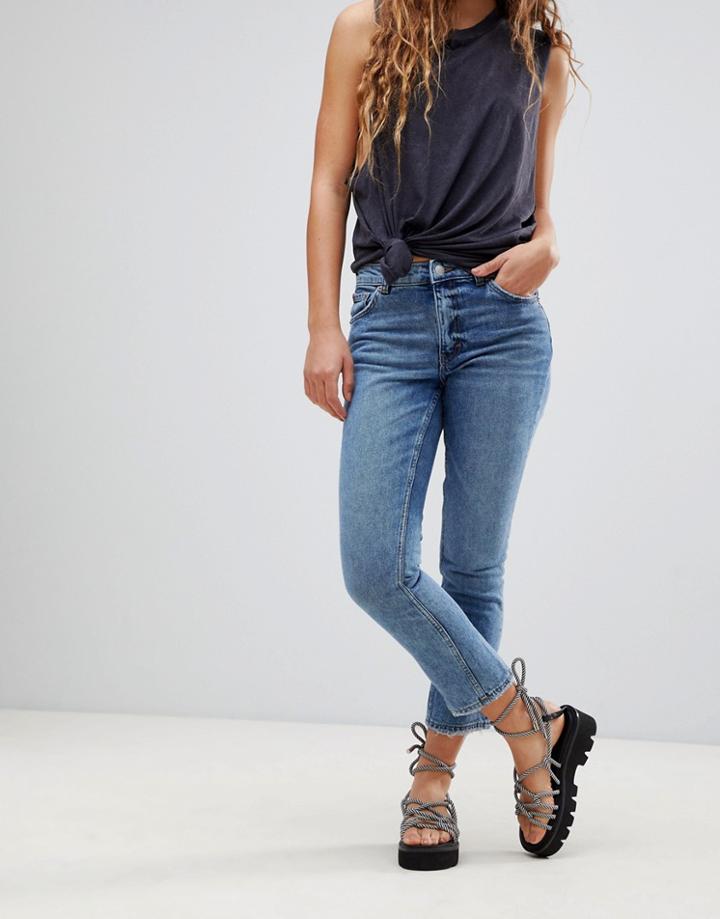 Cheap Monday Revive Mom Jeans - Blue