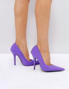 Public Desire Tease Stiletto Heeled Shoes - Purple