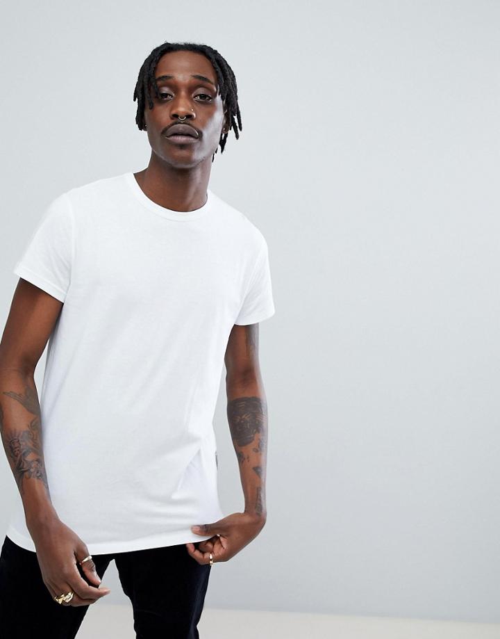 Cheap Monday Unity Slim Fit T-shirt In White - White