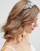 Asos Wedding Side Jewel Headband - Silver
