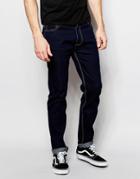 D-struct Indigo Skinny Jeans - Navy