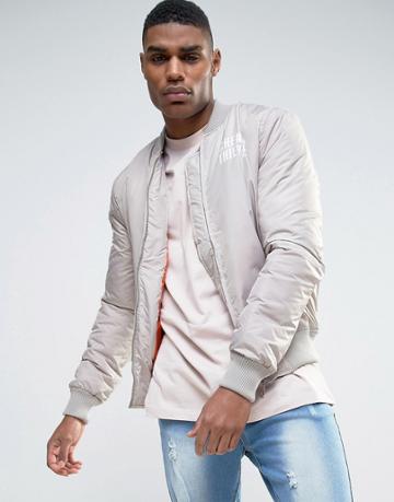 Cheats & Thieves Bully Ma1 Bomber Jacket - Gray