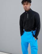Protest Perfecty 1/4 Zip Top In Black - Black