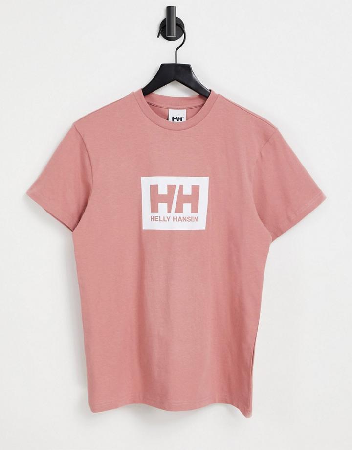 Helly Hansen Hh Box T-shirt In Pink