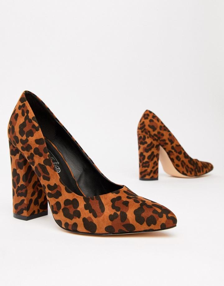 Truffle Collection Pointed Block Heels - Multi
