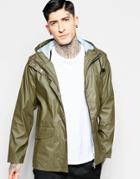 Fat Moose Seattle Waterproof Jacket In Green - Army